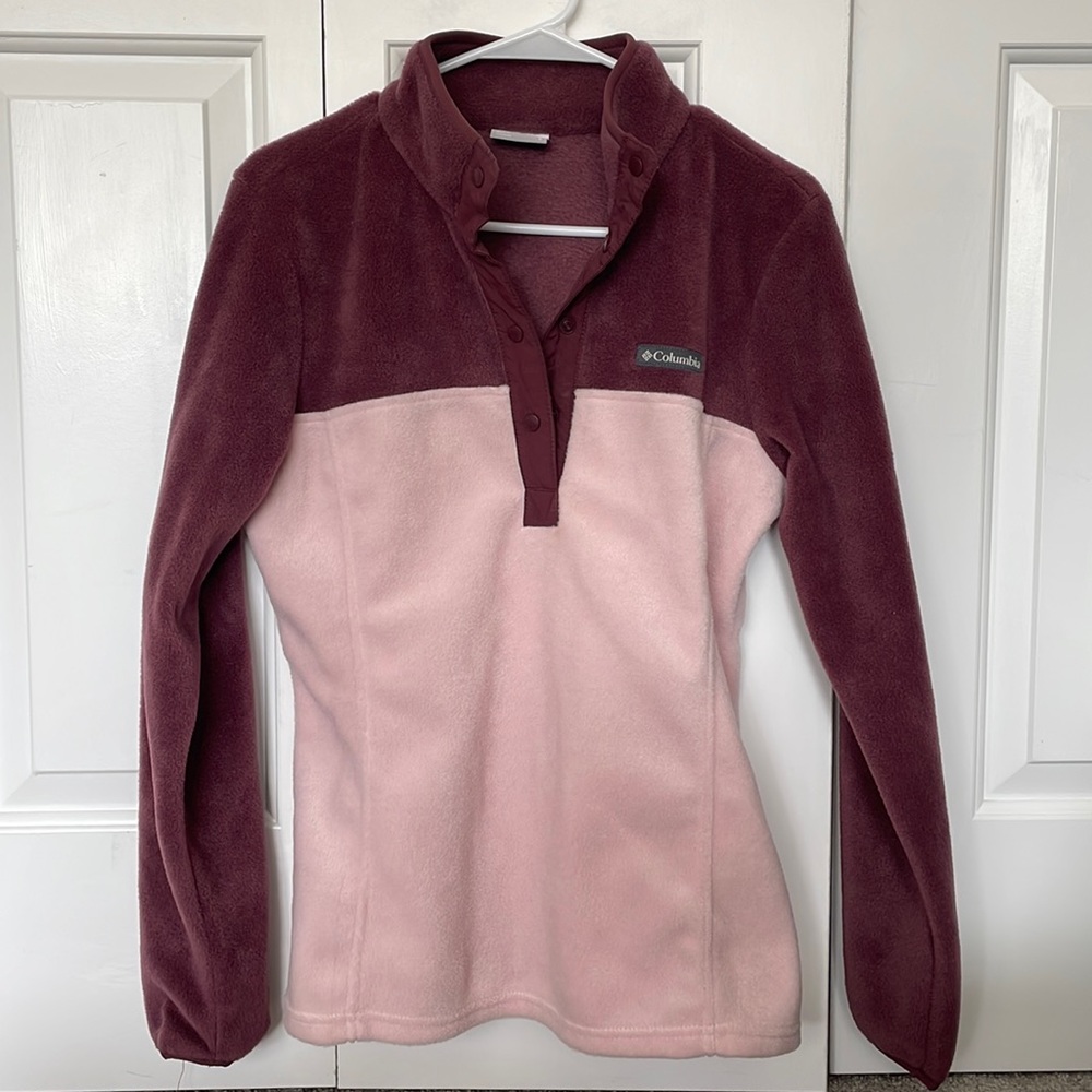 Columbia Fleece Two-Tone Pullover